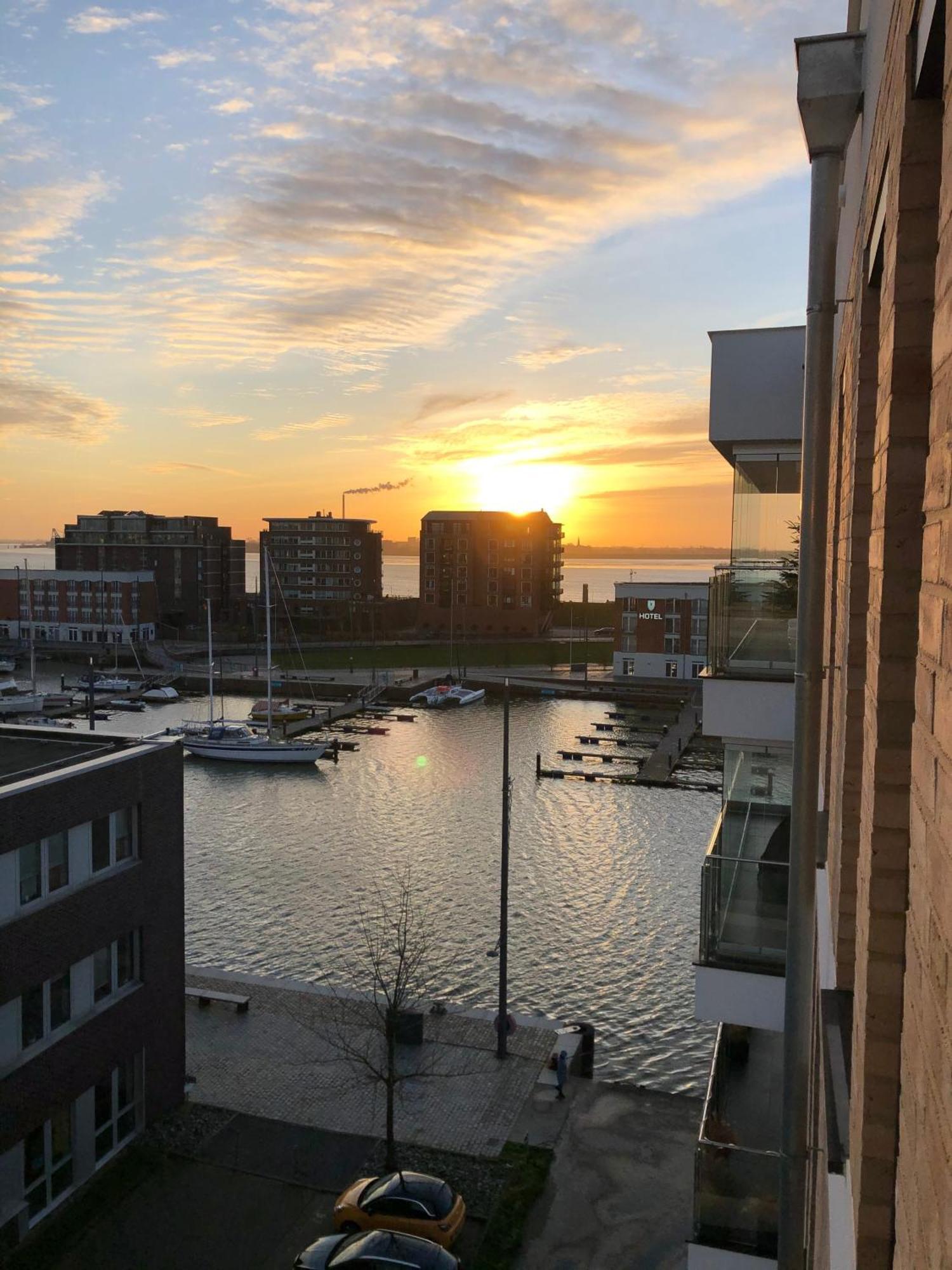 Port Marina "Schlagseite" Leilighet Bremerhaven Eksteriør bilde