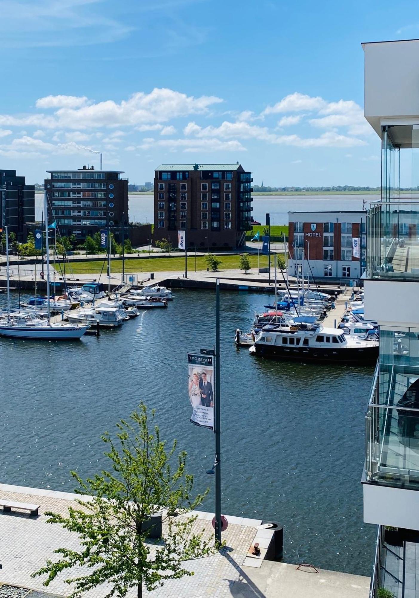 Port Marina "Schlagseite" Leilighet Bremerhaven Eksteriør bilde